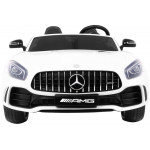 Elektrické autíčko Mercedes-Benz GT R 4x4 - lakované - biele - dvojmiestne